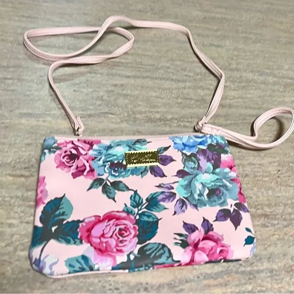 NWOB Betsey Johnson floral convertible wristlet/ crossbody bag - Picture 14 of 15